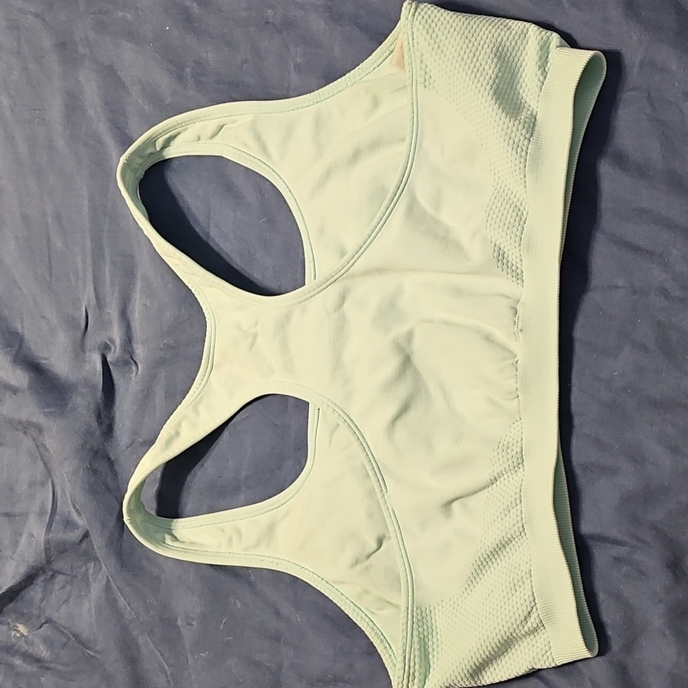 **Clearance** Champion Blue-green Racerback Sports Bra - Lounge Bra - Picture 7 of 9